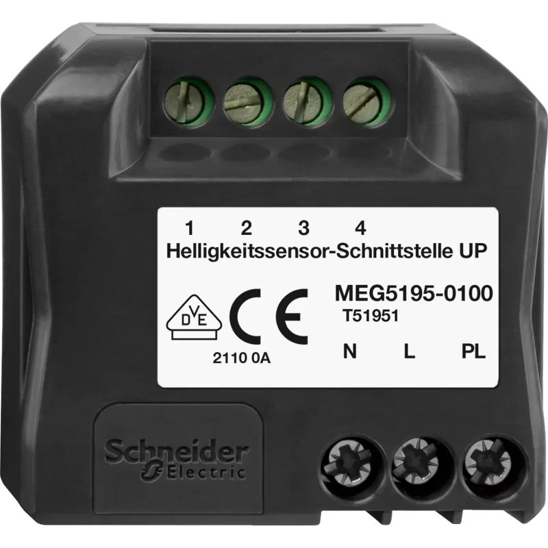 Merten Helligheidssensor - Aansluiting