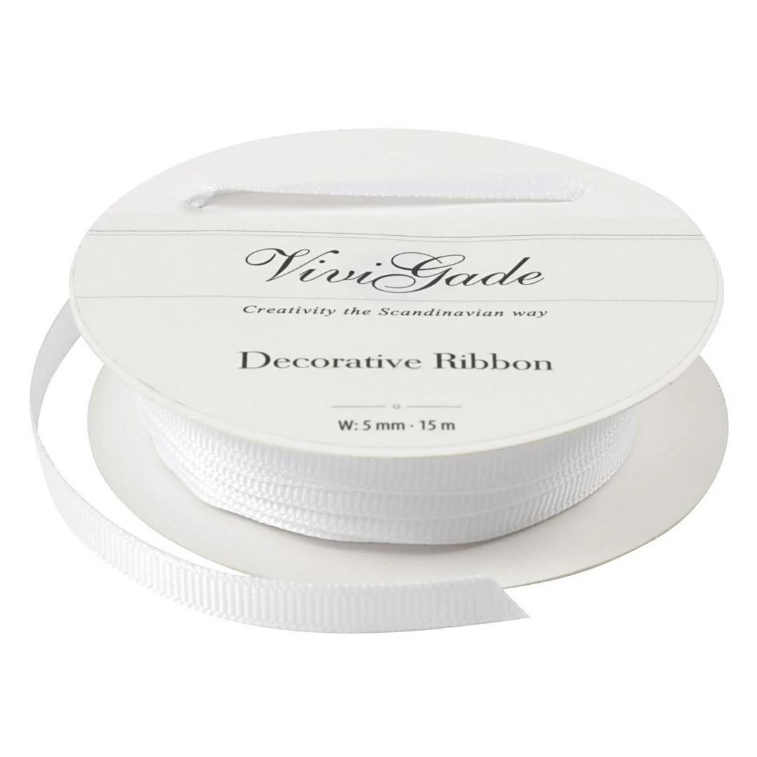 Creativ Company Textilband 15 m Weiss (52473)