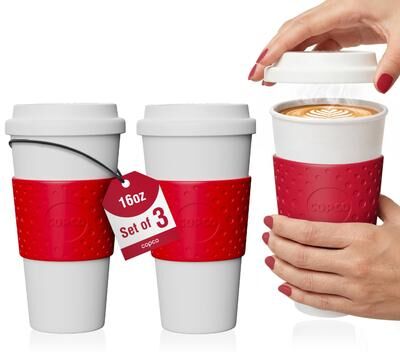 Copco Acadia Double Wall Insulated Travel Mug Set of 3 BPA Free