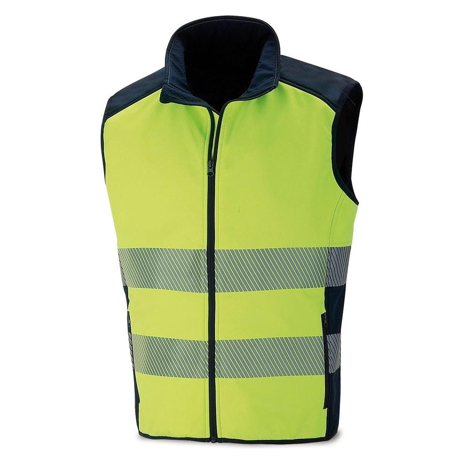 Marca Softshell-Weste mit hoher Sichtbarkeit, neongelb, Grösse M (M) (72689768)