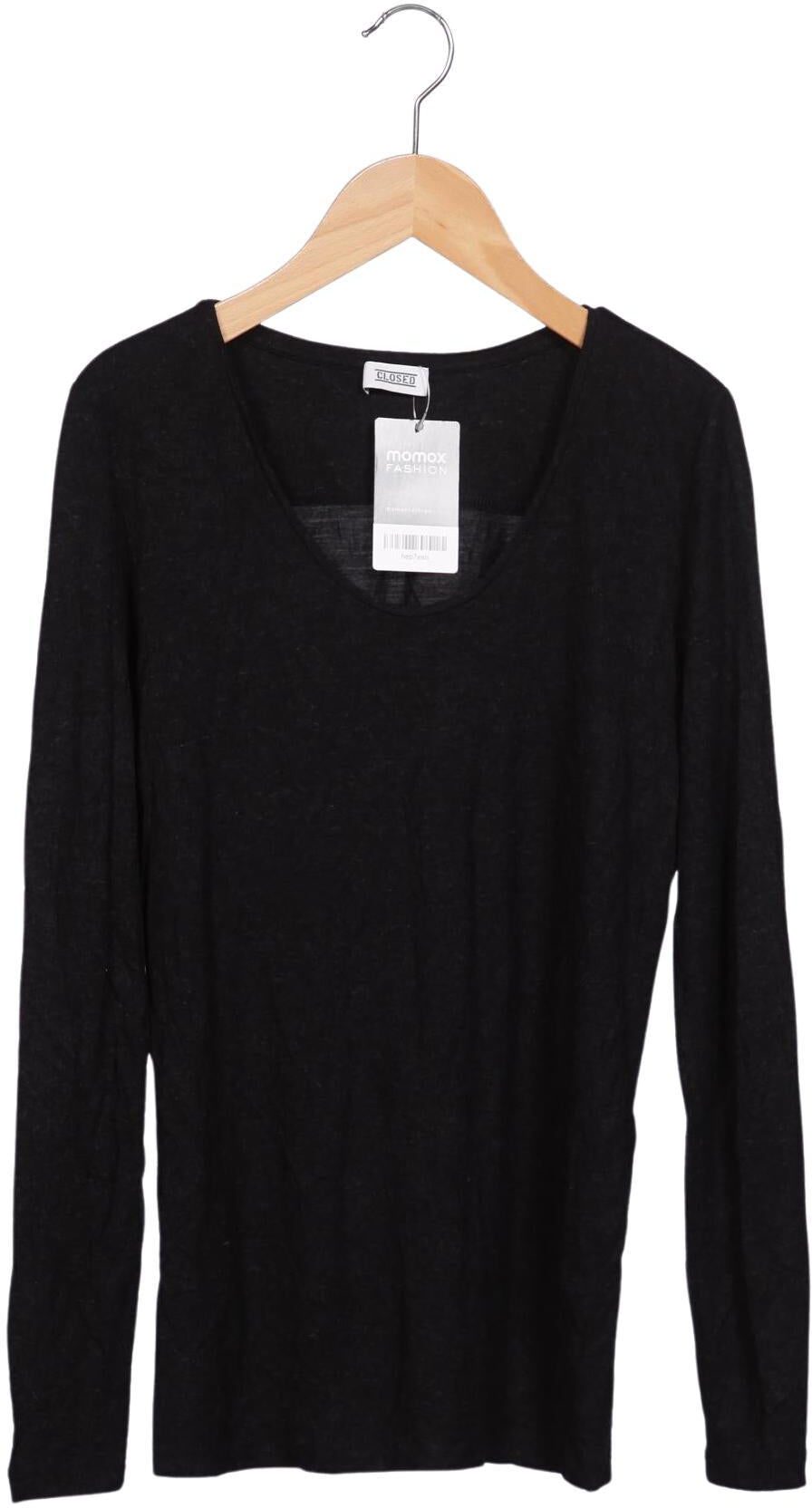 Closed Damen Langarmshirt, Schwarz, Gr. M, Angorawolle / Viskose - Second Hand