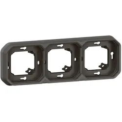 Legrand 069608L Plexo New FRUP 3-fach horizontal und vertikal Tragring in der