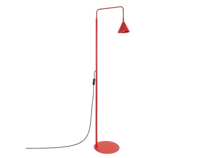 Lampadaire acier rouge h 165 cm