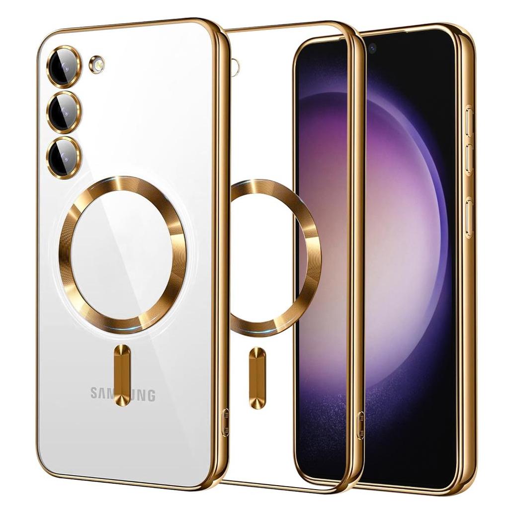 Techsuit - Luxury Crystal MagSafe - Samsung Galaxy S23 - Gold (Samsung Galaxy S23) (56348992)