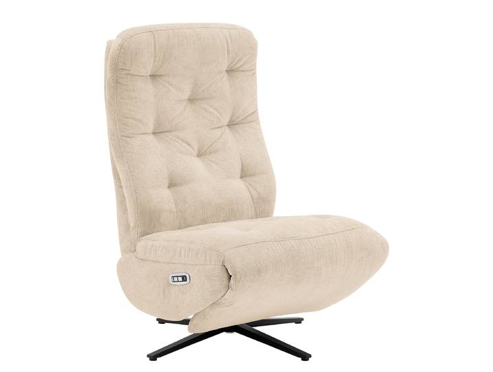 Relaxsessel Beige Cordstoff Rumi 68 x 113 x 84cm