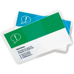 Leitz, Laminierfolie, Laminiertaschen (86 x 54 mm, 125 μm)