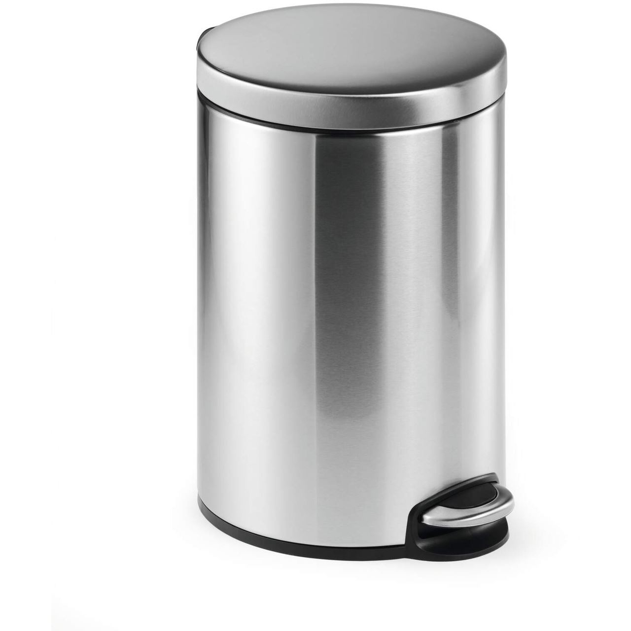 DURABLE Slow Motion Mülleimer 12,0 l edelstahl