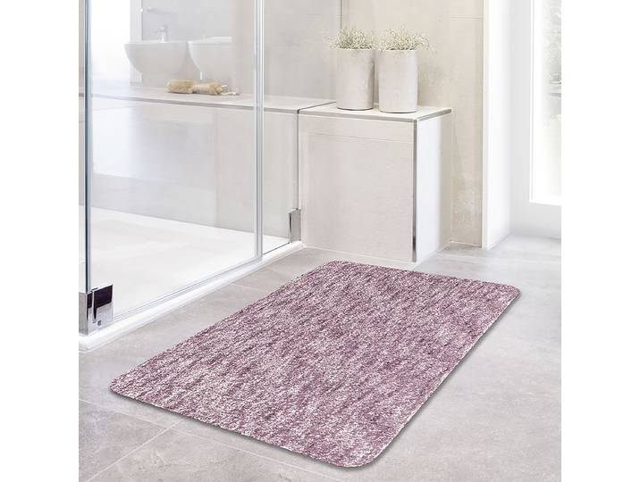 Tapis de bain Touchme 60 x 90cm Mauve/Mauve