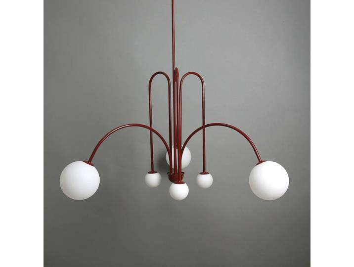 Lustre en verre suspendu au plafond, luminaire suspendu pour salon et salle à manger