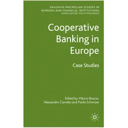 Cooperative Banking in Europe, Fachbücher von Paola Schwizer, Alessandro Carretta, V. Boscia