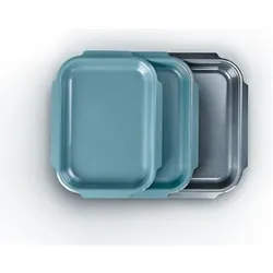 Joseph Joseph 3er Set Nest Bake Backform antihaftbeschichtet, Backform, Blau, Grün