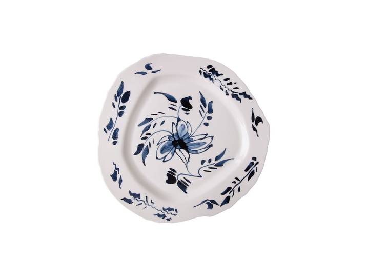 Seletti - Assiette Classic on acid - Bleu - Porcelaine fine - Designer Diesel Creative Team