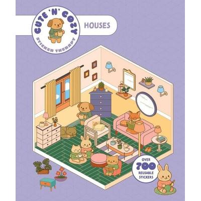 Cute 'n' Cozy Sticker Therapy: Homes, Taschenbuch von Skittledog, Thames and Hudson, 978-1-83776-141-8