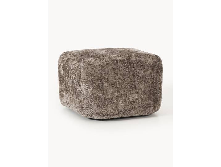 Pouf en peluche-bouclette Wolke
