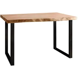Bartisch 'Vanaja'   140x90 cm Massivholz, Metall Parota
