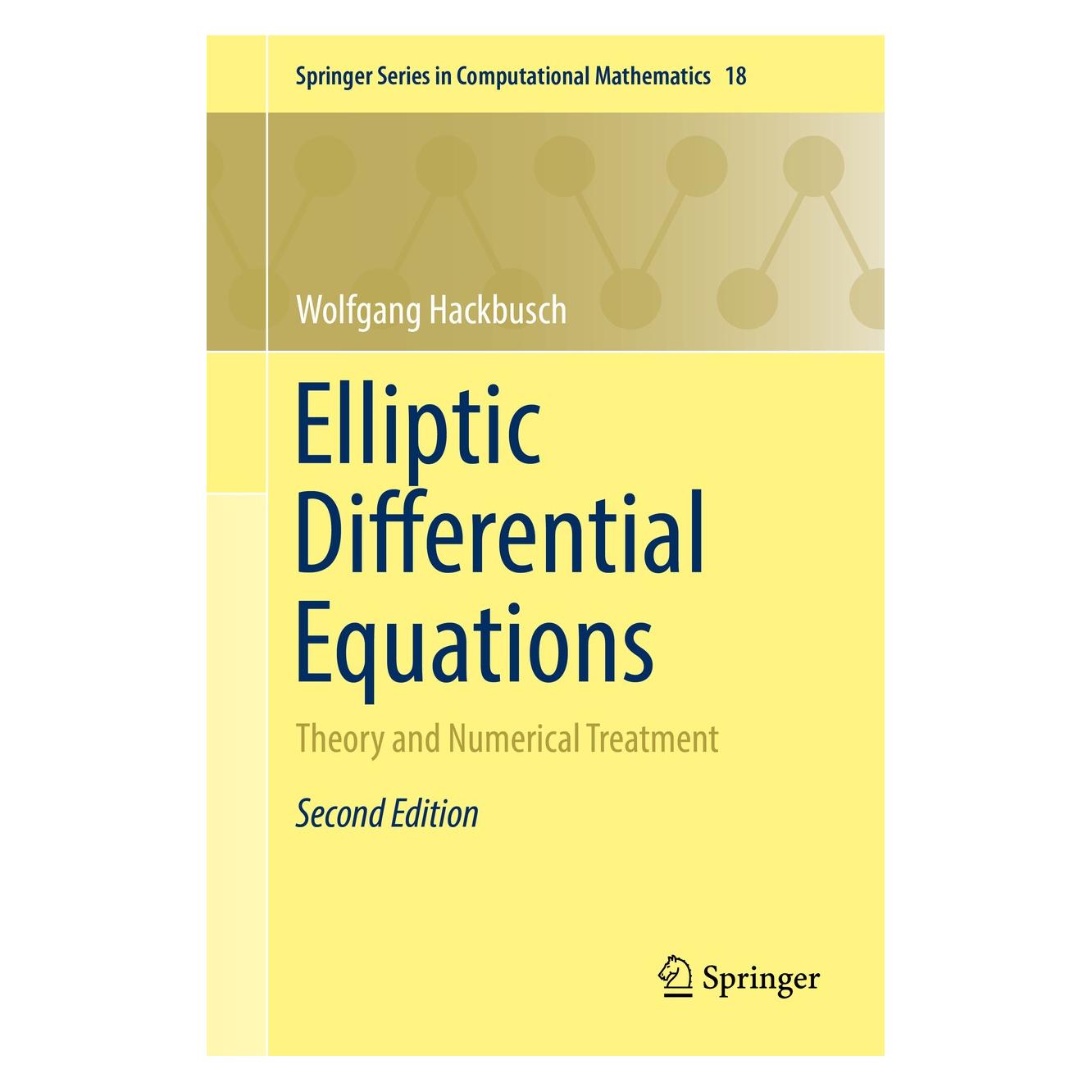 Springer Elliptic Differential Equations (Englisch, Hardcover, Wolfgang Hackbusch) (9783662549605)