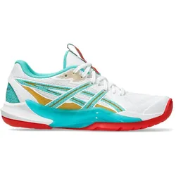 ASICS, Damen, Hallenschuhe, Powerbreak Ff Damen (39), Weiss