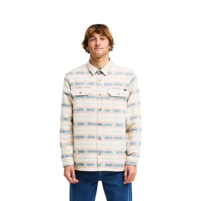 Flanellhemd BILLABONG "Offshore Jacquard Flannel", Herren, Gr. XS, beige (oatmeal), Obermaterial: 100% Baumwolle., Hemden
