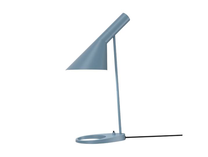 AJ Mini Tischleuchte Dusty Blue - Louis Poulsen - Wohnzimmer - Design - Metall - Einflammig