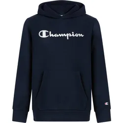 CHAMPION Kapuzen-Sweatshirt für Jungen mit Script-Logo Dunkelblau - L