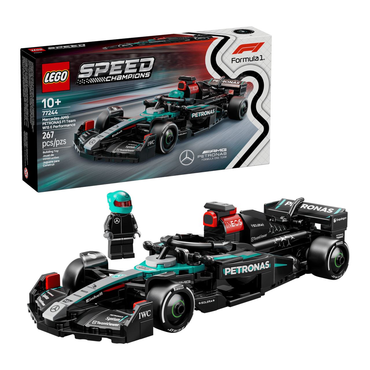LEGO Speed Champions Mercedes-AMG F1 W15 Rennauto 77244