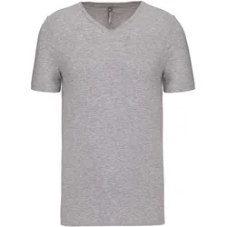 Kariban Herren V-Ausschnitt Stretch T-Shirt K3014
