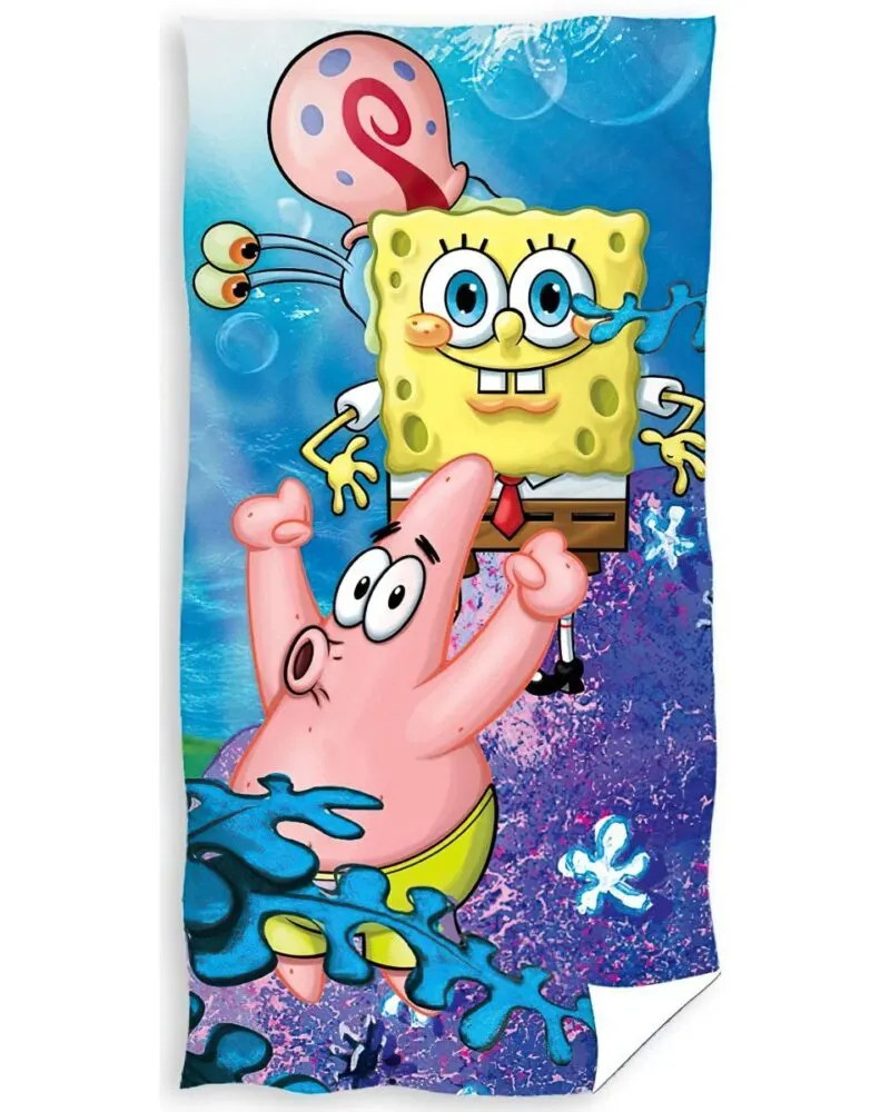 Spongebob strandlaken Gary B/D: 70 x 140 cm