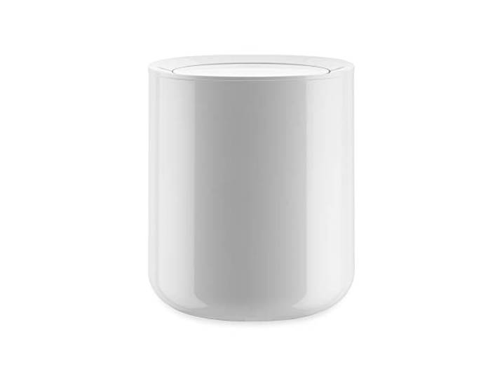 Alessi Birillo PL10 W Poubelle de Design en PMMA\, Blanc