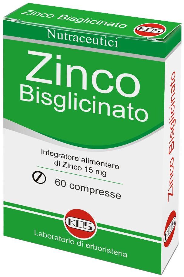 KOS Srl ZINCO BISGLICINATO 60CPR