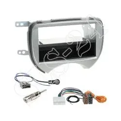 Nissan Micra K13 2010-2013 1-DIN Einbaurahmen Radioblende+Adapterkabel Einbau...
