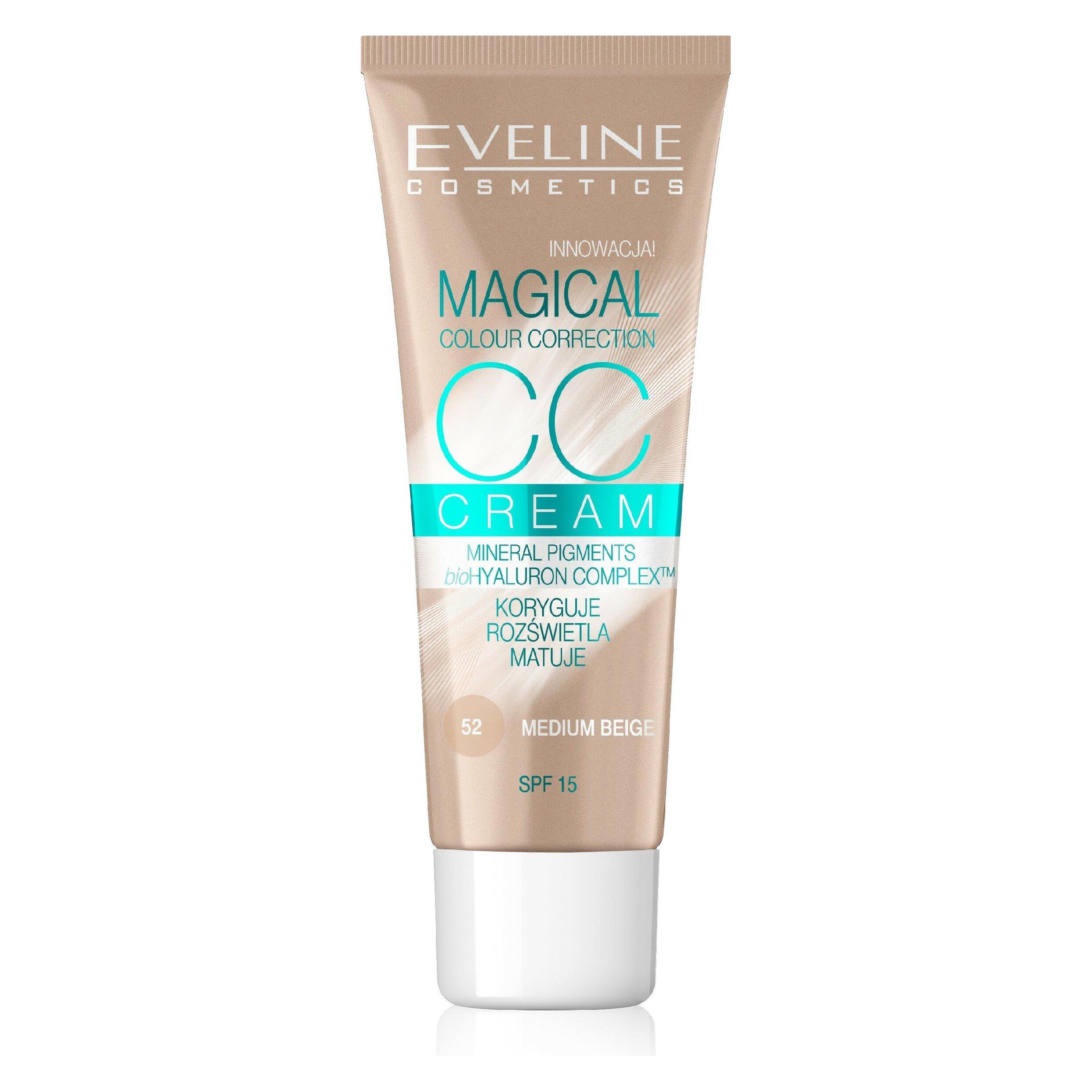 Eveline Fluid Magical CC Cream No. 52 Medium Beige 30ml (Medium Beige, 30 ml) (089113)