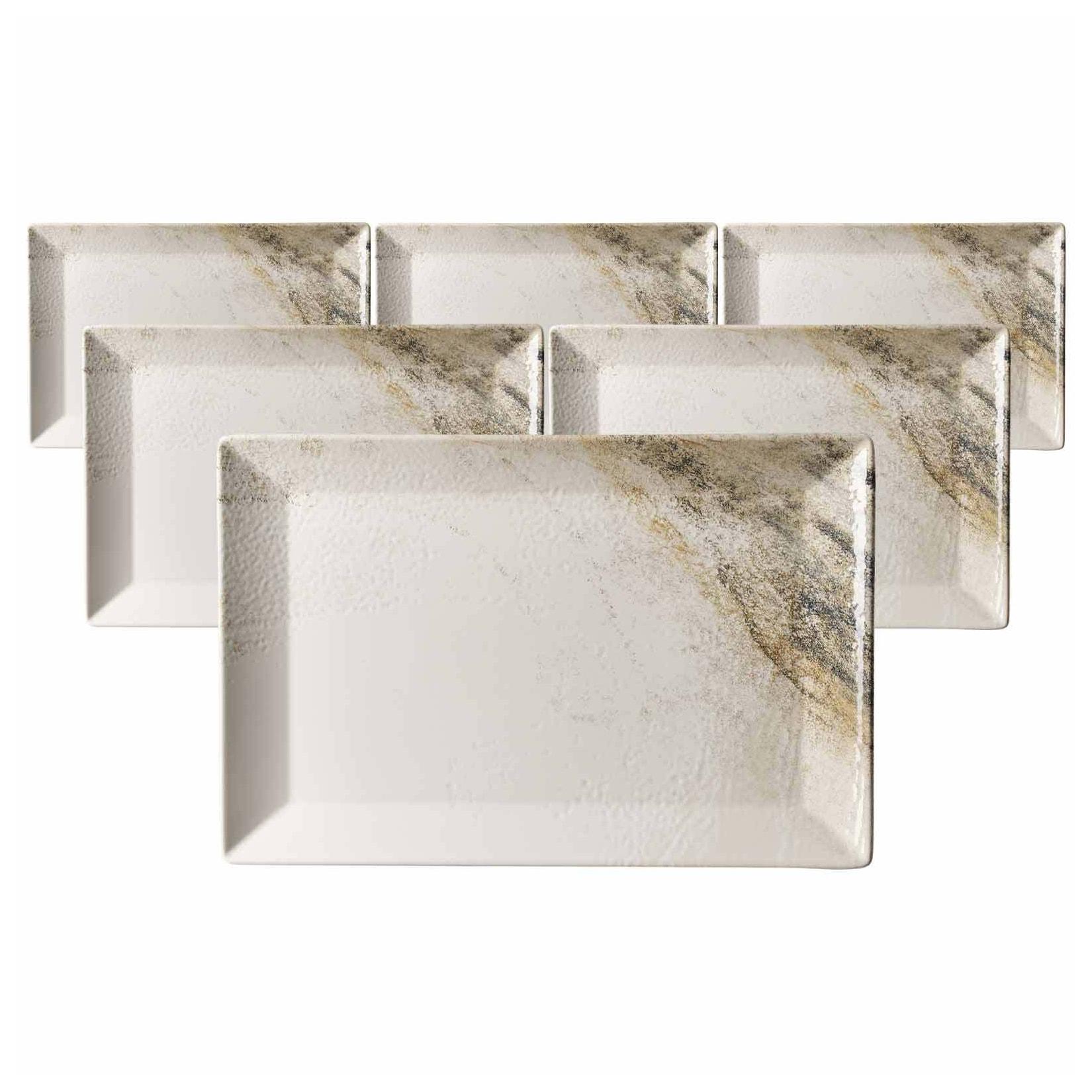 Ritzenhoff & Breker Platten Arezzo 34 x 23 cm 6er Set