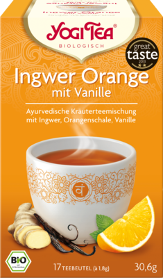 YOGI TEA GmbH YOGI TEA Ingwer Orange mit Vanille Bio Filterbeut. 17X1.8 g 09688044