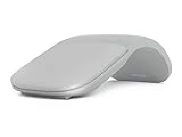 Microsoft – Souris Arc Surface – souris Bluetooth pour PC, ordinateurs portables compatible Windows, Mac, Chrome OS (fine, légère, transportable, tactile) – Platine/gris (CZV-00002)