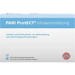 Pari Protect Inhalationslösung mit Ectoin 20x2.5ml 50 ML