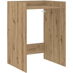 vidaXL Waschmaschinen-Schrank, Waschmaschinenschrank, Braun