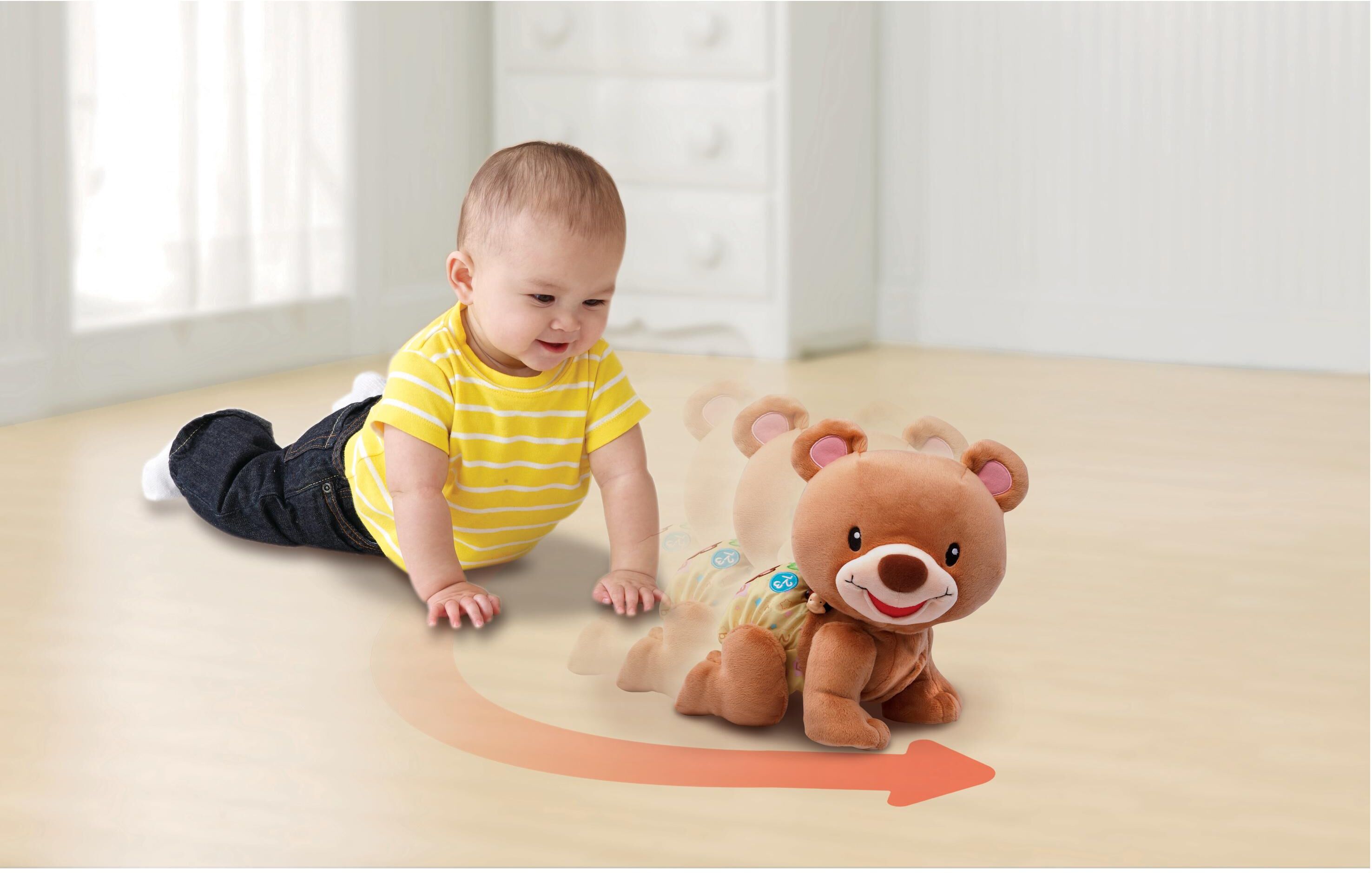 Lernspielzeug VTECH "Ourson suis moi Interaktiv, Französisch, inkl. 3x AA", Kinder, braun, Lernspielzeug Lernspielzeug braun Einheitsgröße