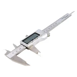 NEWBRAND Schiebelehre digital, 0150mm, 06, LCD, +/- 0,03mm, Edelstahl