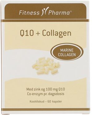 Fitness Pharma Q10 + Collagen Kosttilskud 60 stk