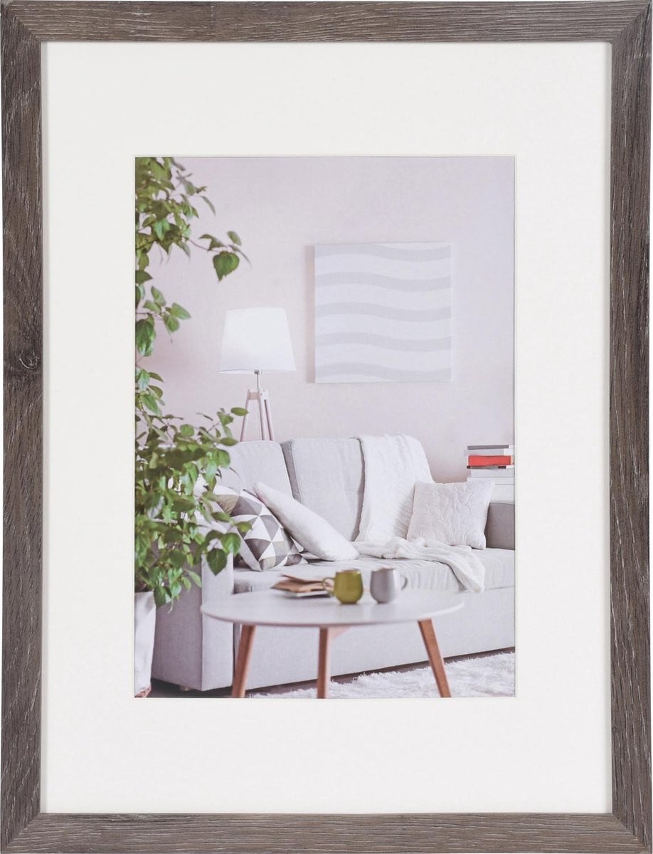 Henzo Moderne Fotolijst Donkergrijs - Fotomaat 30x40 cm