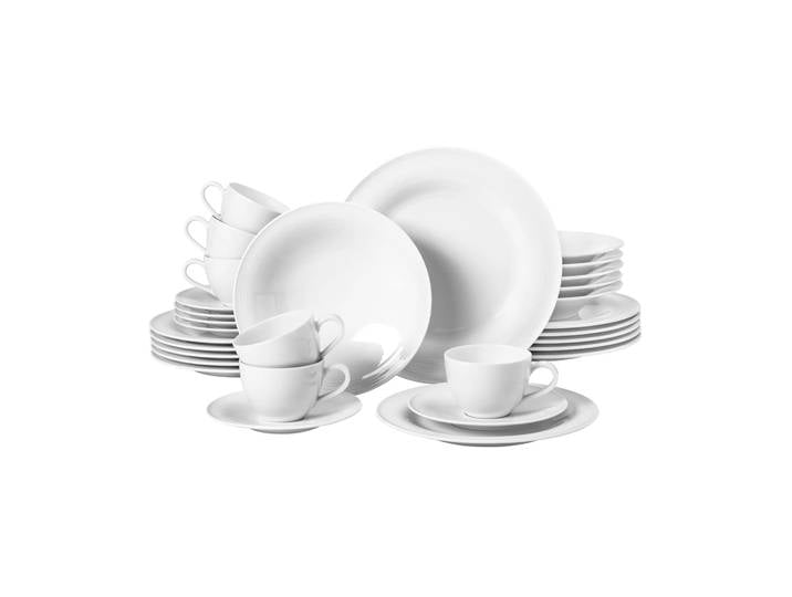 Seltmann Weiden Service de table Beat 30 pièces Blanc