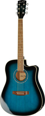 Harley Benton D-120CE TB Translucent Blue