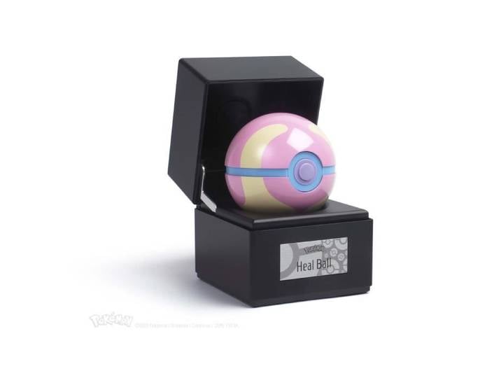 Réplique de Poke Ball - Pokemon - Heal Ball - Métal - Multicolore - Décoratif