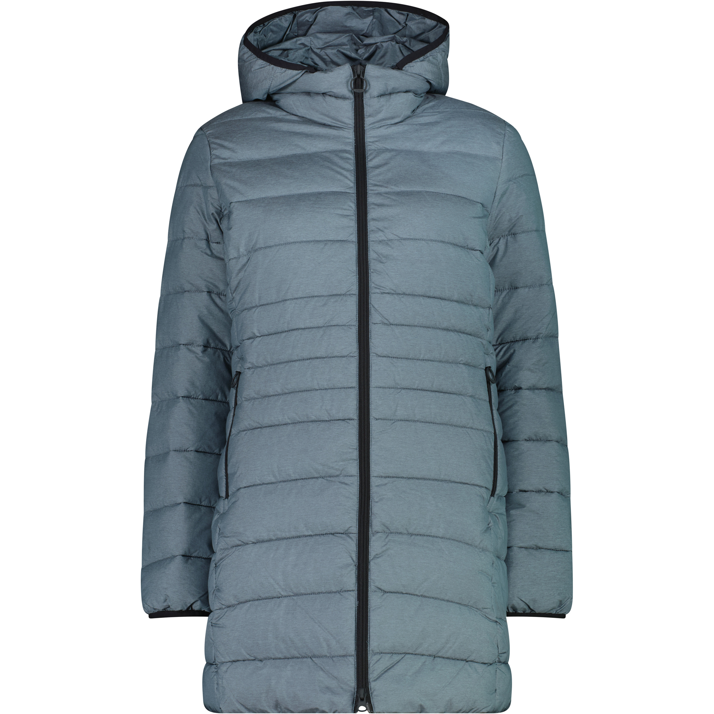 CMP Zip Parka Damen Winterjacke blau Größe S Lifestyle