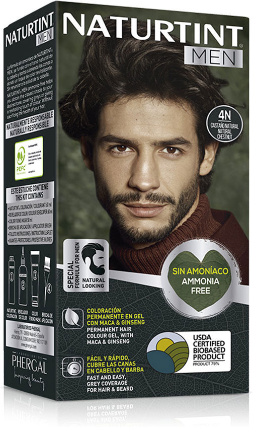 Naturtint Men teinture sans ammoniaque #4N châtain naturel 1 unité