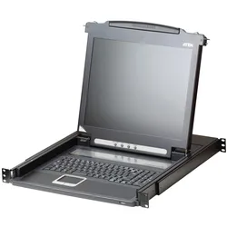 ATEN CL1000M KVM-Konsole, 43cm LCD, VGA, PS/2, Tastaturlayout D