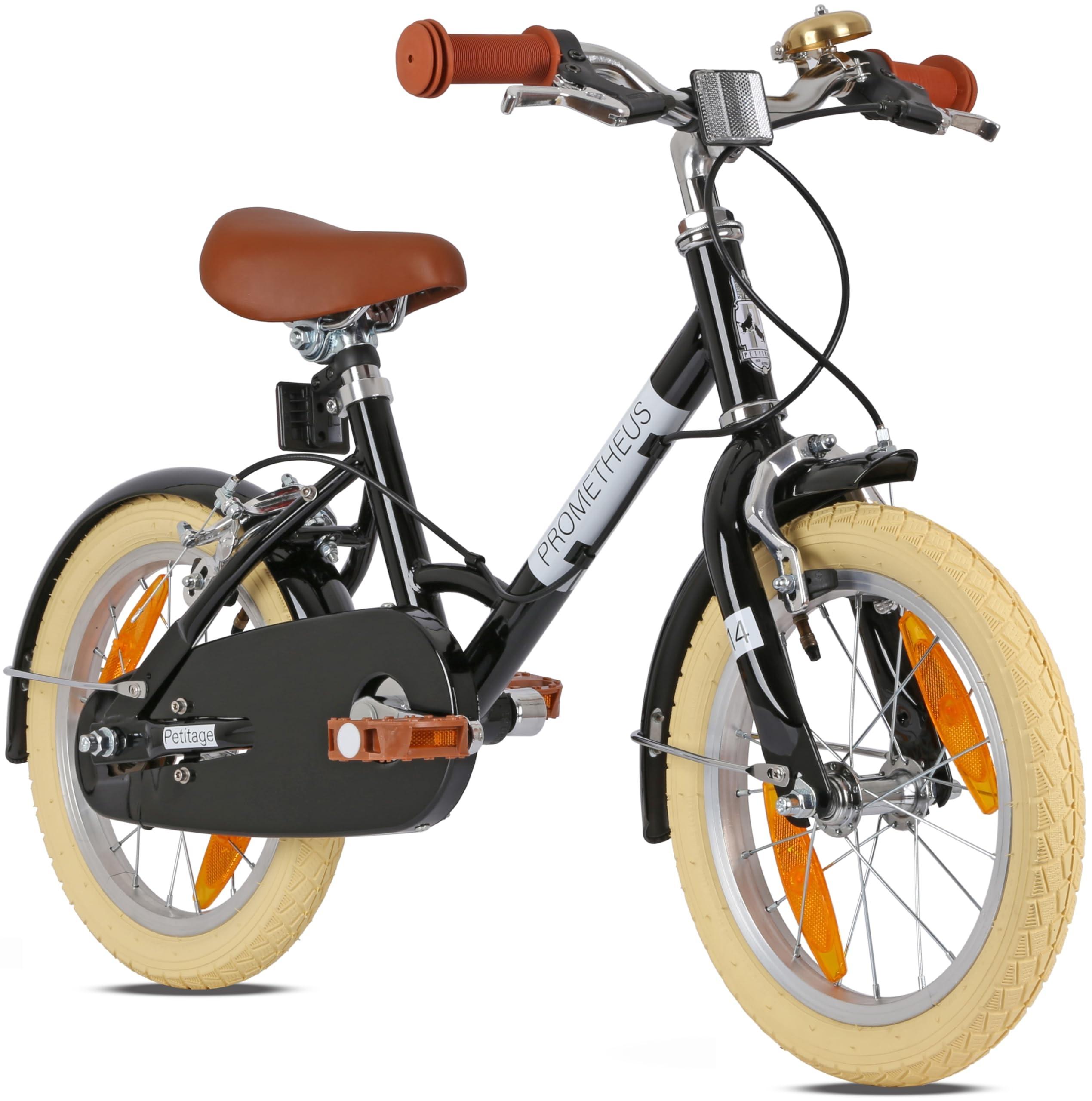 Retro Kinderfahrrad 14 Zoll für Jungen und Mädchen