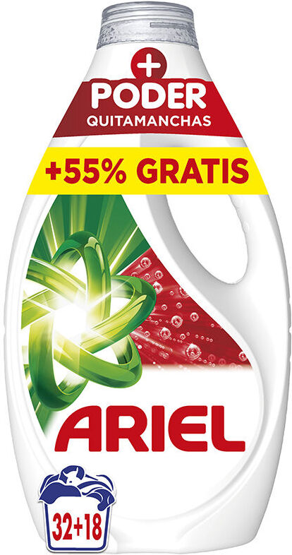 Detergente líquido Ariel Extra Power Stain Remover 50 doses