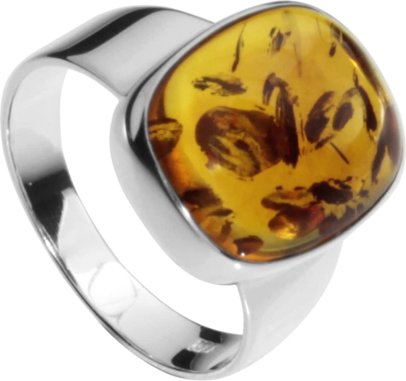 Fingerring OSTSEE-SCHMUCK "Ostsee-Schmuck Ring Classic 14x11 Ring Classic 14x11" Gr. 54, silber (weiß, neutral), Fingerringe, Damen, 54 (17,2), Silber 925 (Sterlingsilber), Fingerring