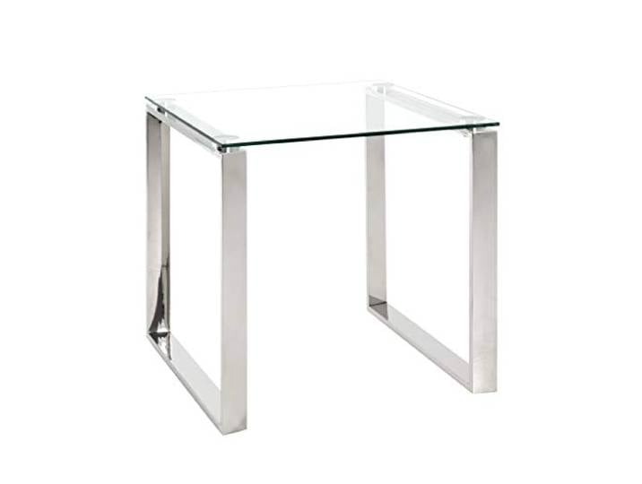 HAKU Möbel Table basse\, acier inoxydable\, L 55 x P 55 x H 55 cm